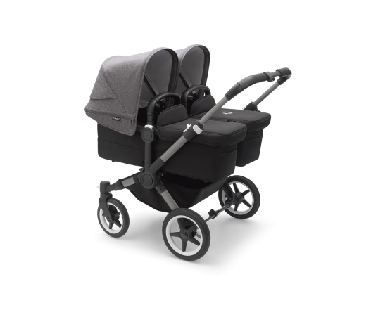 Універсальна коляска 2в1 Bugaboo Donkey5 Mono Grey mеlange/Midnight black-Grey mélange