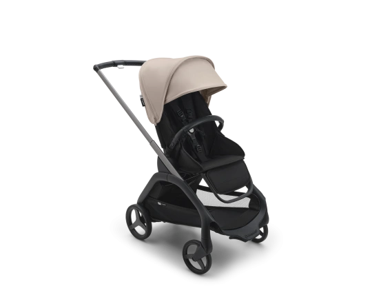 Универсальная коляска 2в1 Bugaboo DRAGONFLY - black/grey melange desert taupe