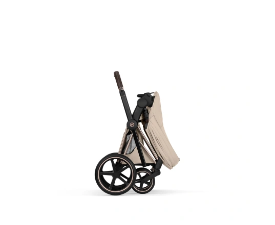 Прогулочная коляска Cybex Priam Style Collection 5.0 - cozy beige (шасси Rosegold)