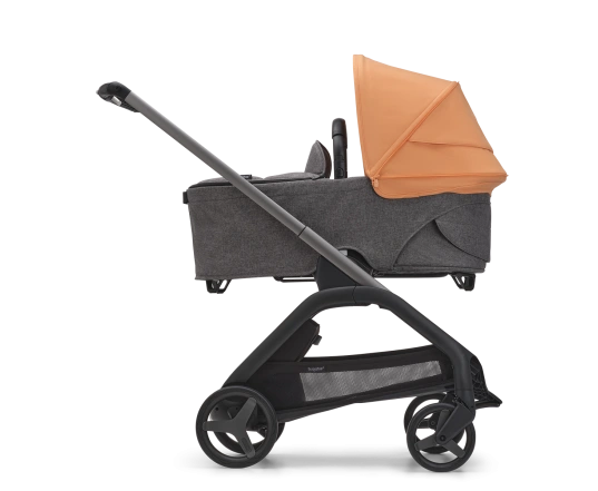 Универсальная коляска 2в1 Bugaboo DRAGONFLY - grafite/grey melange island coral