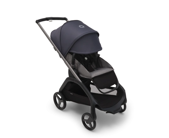 Прогулочная коляска Bugaboo DRAGONFLY - graphite/grey melange stormy blue