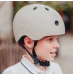 Шолом захисний дитячий Scoot and Ride, світло-сірий, з ліхтариком, 51-55см