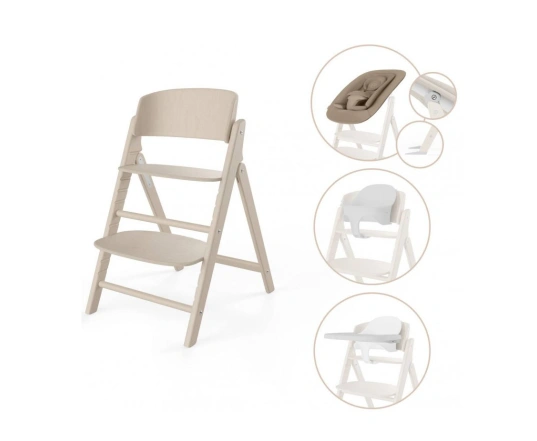 Стульчик для кормления 4в1 Cybex CLICK&FOLD - all natural