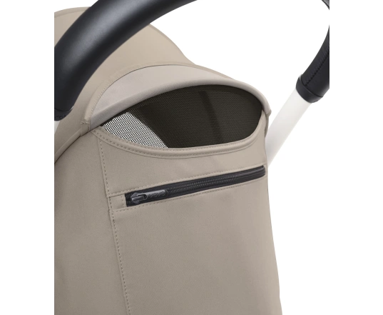 Универсальная коляска 2 в 1 с люлькой newborn shell Stokke YOYO³ Taupe (шасси Black)