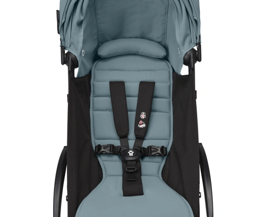 Универсальная коляска 2 в 1 с люлькой newborn shell Stokke YOYO³ Aqua (шасси Black)