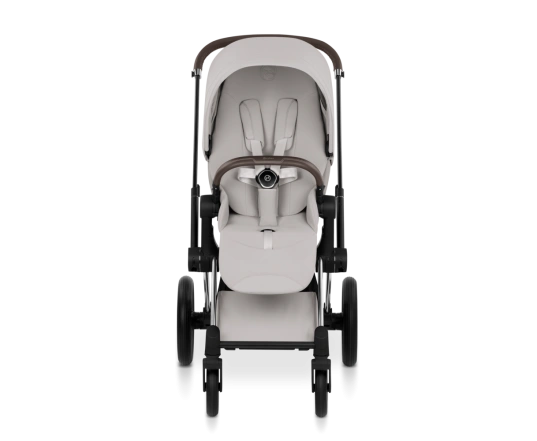Прогулянкова коляска Cybex PRIAM Style Collection 5.0 - city grey (шасі Chrome Brown)