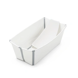 Комплект ванночка для купання Stokke FLEXI BATH та підставка - білий - зображення
