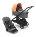 Универсальная коляска 2в1 Bugaboo DRAGONFLY - grafite/midnight black island coral