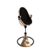 Стульчик для кормления Bloom Fresco Rose gold в комплекте с хлопковыми вкладышами - Midnight Black