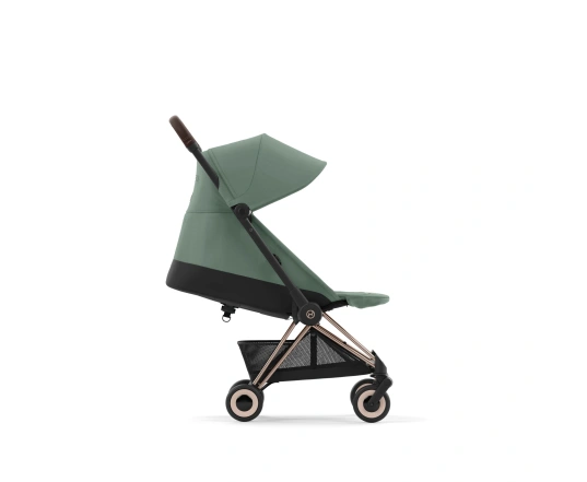 Прогулянкова коляска Cybex COYA - rosegold/leaf green