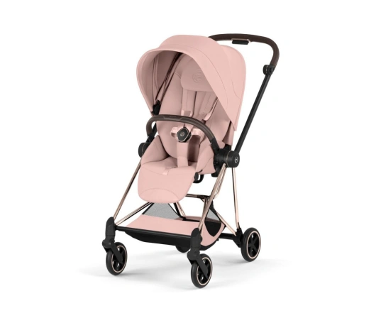 Коляска 2 в 1 Cybex MIOS Style Collection 5.0 - peach pink (шасі Rosegold)
