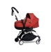 Універсальна коляска Stokke YOYO³ + люлька Bassinet  BABYZEN Red (шасі White)