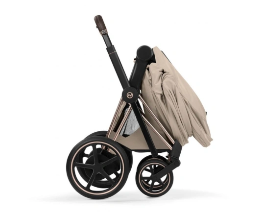 Коляска Cybex PRIAM Style Collection 5.0 - cozy beige (шасі Rosegold)