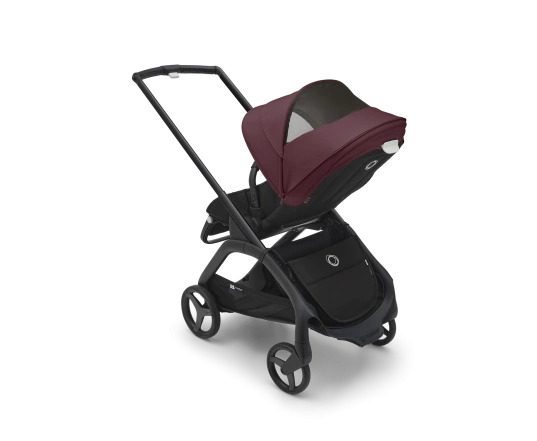 Універсальна коляска 2в1 Bugaboo DRAGONFLY - black/midnight black dark cherry