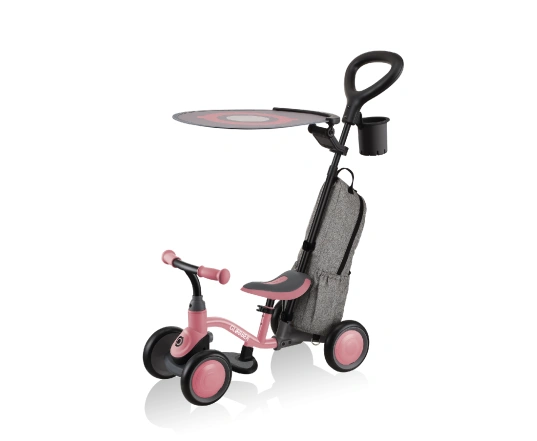 Біговел дитячий GLOBBER серії LEARNING BIKE 3в1 DELUXE - Пастельно-рожевий
