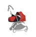 Універсальна коляска Stokke YOYO³ + компактна люлька BABYZEN Red (шасі White)