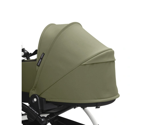 Универсальная коляска 2 в 1 с люлькой newborn shell Stokke YOYO³ Olive (шасси White)