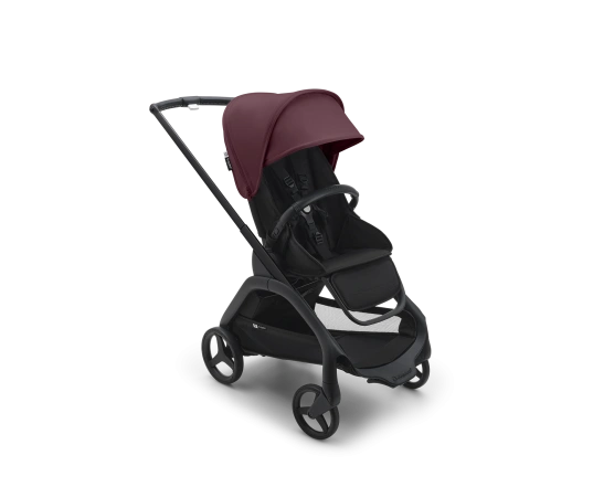 Прогулочная коляска Bugaboo DRAGONFLY - black/midnight black dark cherry