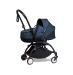 Універсальна коляска 2 в 1 Stokke YOYO³ + люлька Bassinet  BABYZEN Navy Blue/AF Airfrance (шасі Black)