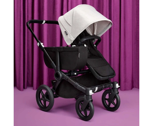 Універсальна коляска 2в1 Bugaboo Donkey5 Mono Midnight black/Grey mélange-Midnight black