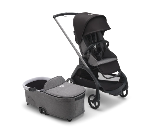 Универсальная коляска 2в1 Bugaboo DRAGONFLY - grafite/grey melange midnight black