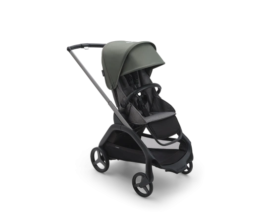 Прогулочная коляска Bugaboo DRAGONFLY - grafite/grey melange forest green