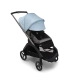 Универсальная коляска 2в1 Bugaboo DRAGONFLY - grafite/grey melange skyline blue