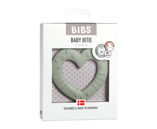 Іграшка - прорізувач BIBS Baby Bitie Heart Sage